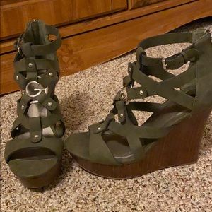 Guess high heeled wedges
